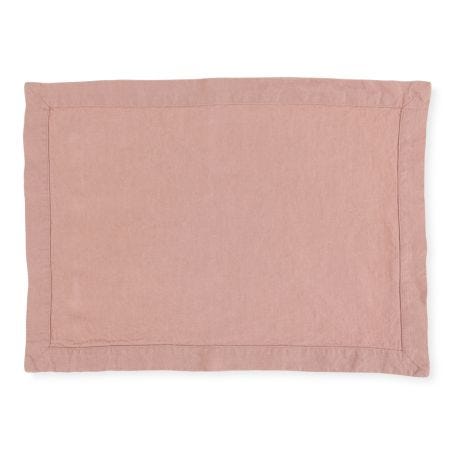 Heal's Linen Placemat Wine Red