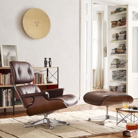 Eames Lounge Chair & Ottoman New Dimensions