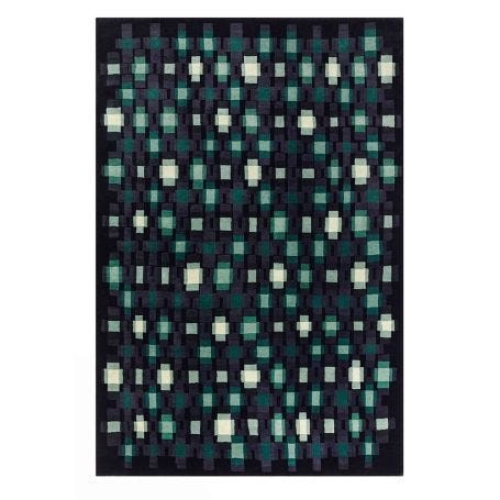 Echo Hand Knotted Rug Green 170 x 240cm