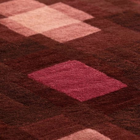 Echo Hand Knotted Rug Red 170 x 240cm