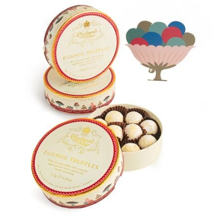 Eggnog Truffles Single Layer