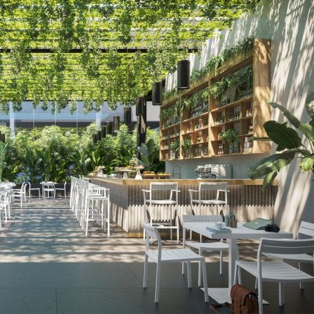 Eos Outdoor Cafe Table