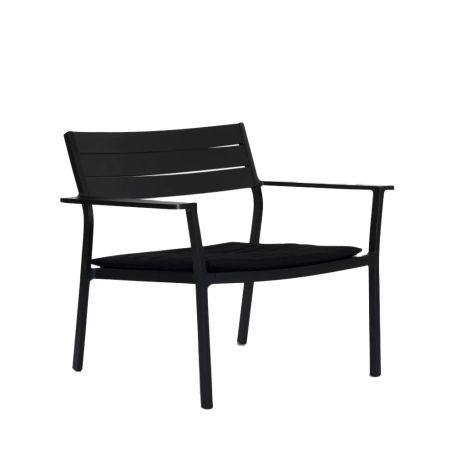 Eos Lounge Chair Cushion in Black