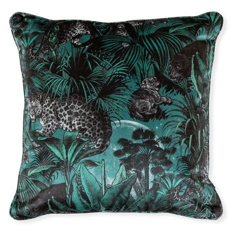 Faunacation Velvet Cushion Jungle 50 x 50cm