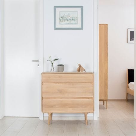 Fawn Chest of Drawers Oak