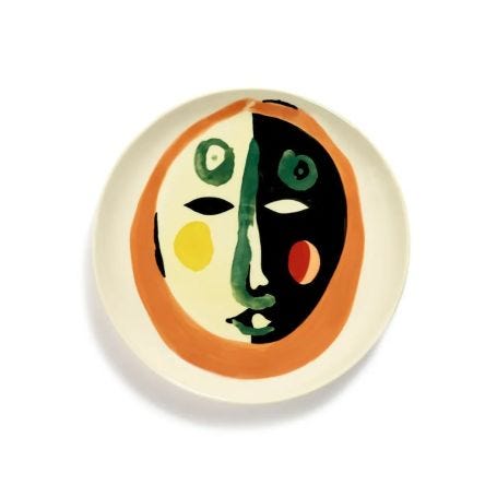 Ottolenghi Feast Face 1 Plate Medium Set of 2