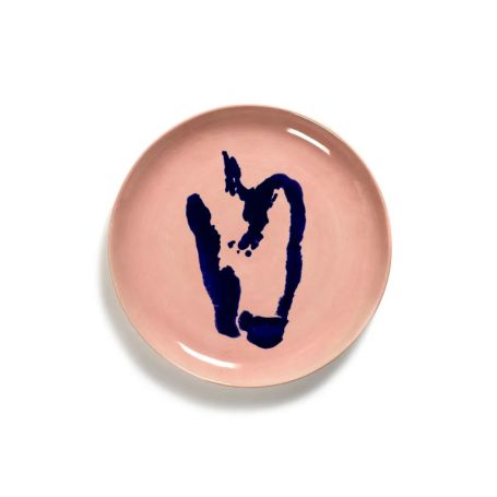 Ottolenghi Feast Delicious Plate Pink and Blue Medium Set of 2