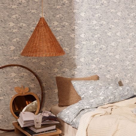Dou Rattan Lampshade Small