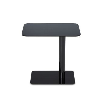 Flash Rectangular Side Table Black