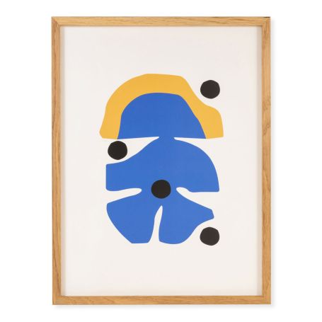 Flor Azul Print by Berenice Hernandez 30 x 40cm