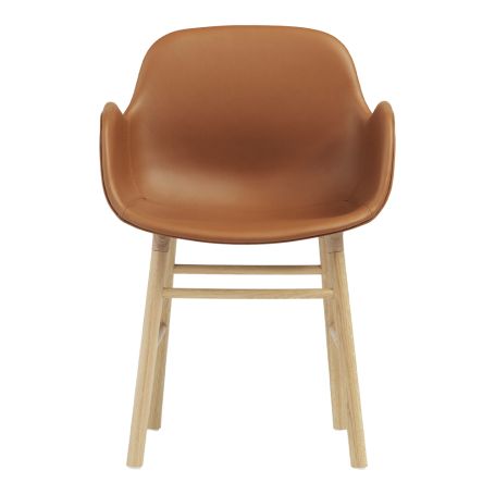 Form Armchair with Leather Seat