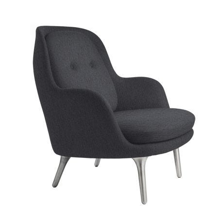 Fri Lounge Chair Dark Grey