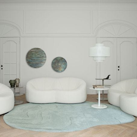 Gavrinis 3 Rug Grey Blue 230 x 270cm