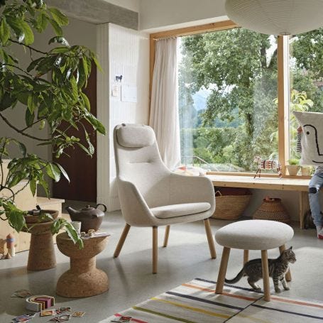 HAL Lounge Chair, Loose Cushion