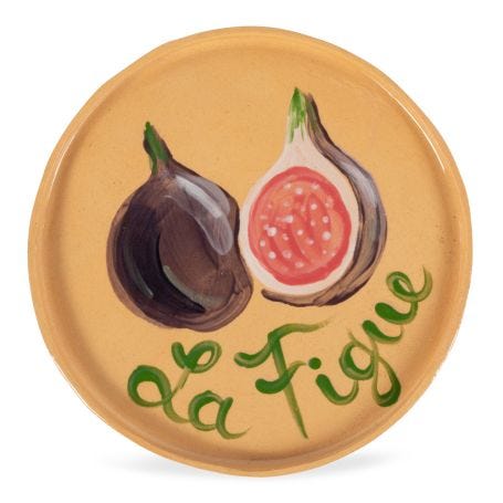 Fig Plate Yellow