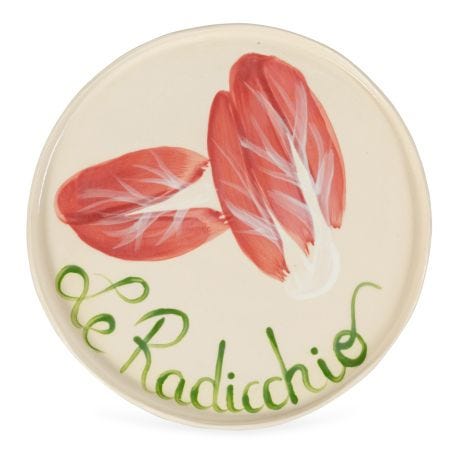 Radicchio Platter White