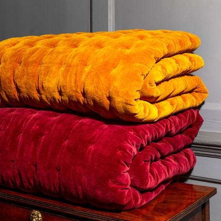 Velvet Quilt Ochre