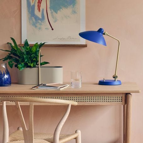 Milton Table Lamp Blue