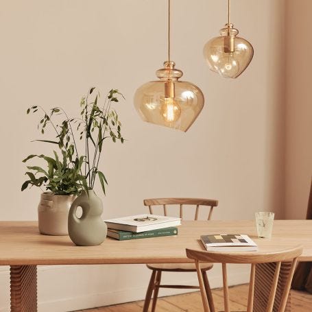 Grace Pendant Light Glass