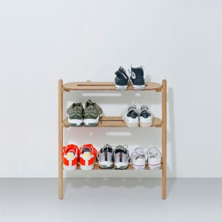 Heel Bar Shoe Tidy - Oak