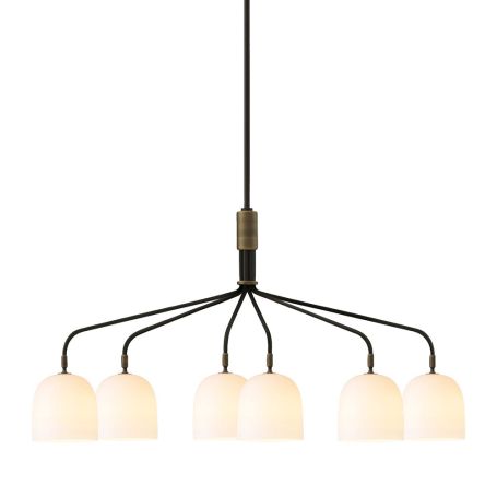 Howard Chandelier 6 Arm Bone China