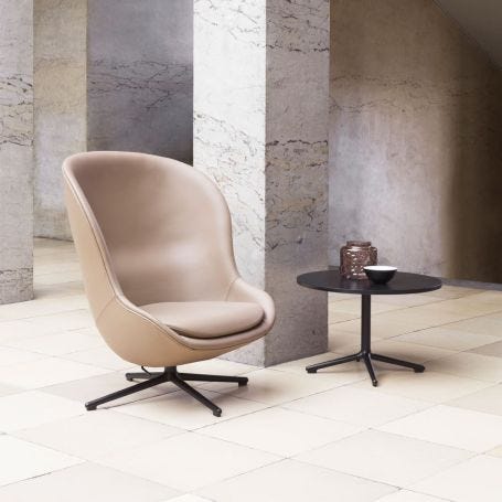 Hyg Swivel Lounge Chair Ultra Leather
