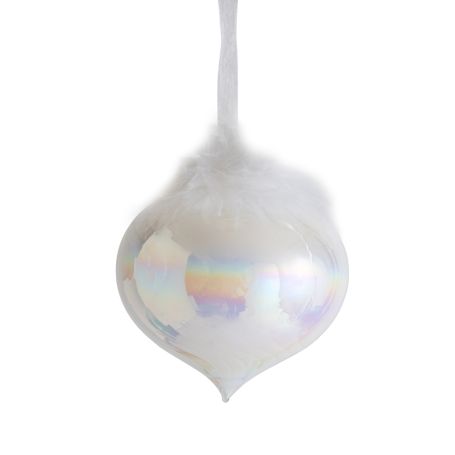 Iridescent Sultan with Feather Top Decoration Medium