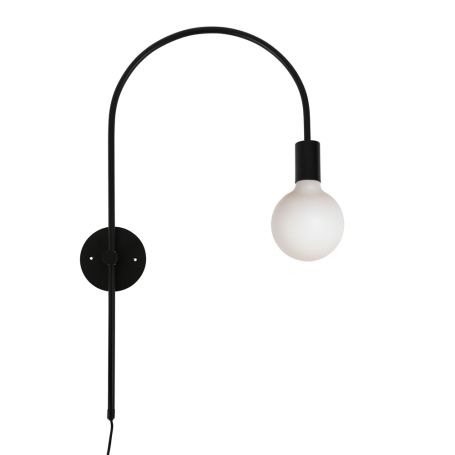 Irvine Adjustable Wall Light Black
