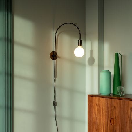 Irvine Adjustable Wall Light Black