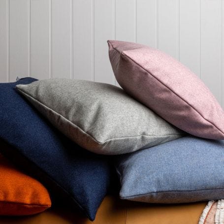 Islington Cushion Wool Grey
