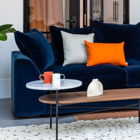 Islington Wool Cushion Rust