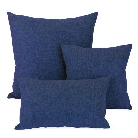 Islington Wool Cushion Navy