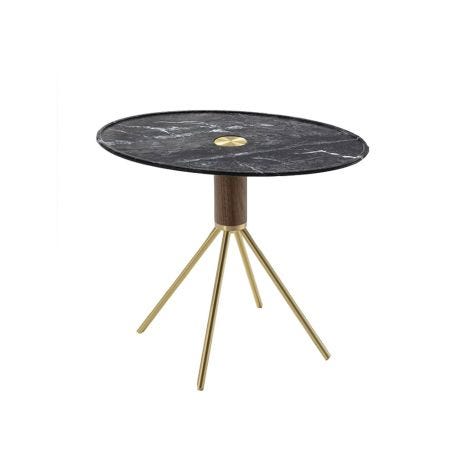 Jelly 40 Side Table Oval Grigio Carnico