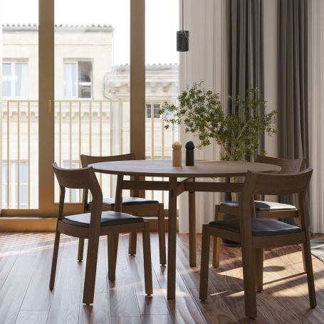 Kigumi Round Dining Table