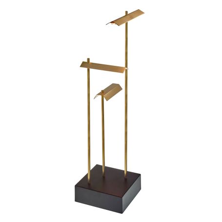 Knokke LED Portable Table Lamp Brass