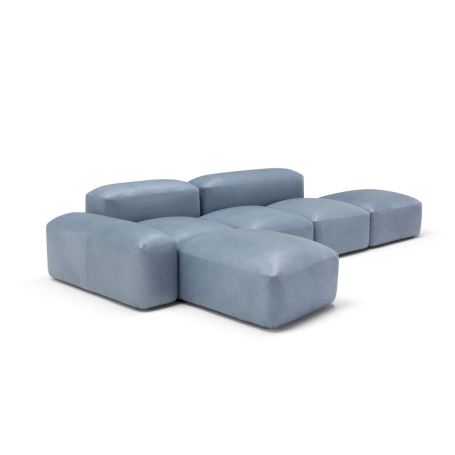 Lapis Sectional Sofa Composition 1 Nubes Leather 006