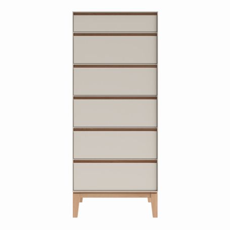 Lars Tallboy 6 Drawer Dresser