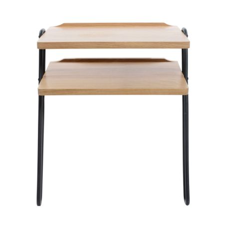 Brunel Lean-To Side Table Metal
