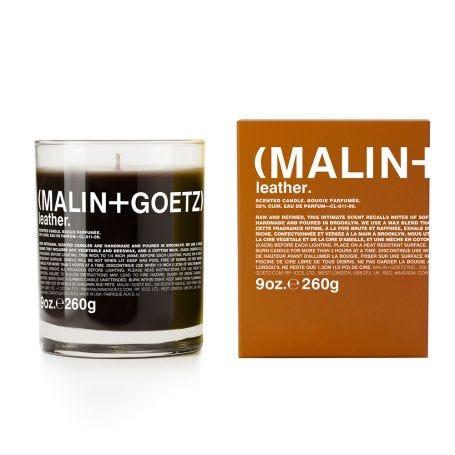 Leather Scented Candle