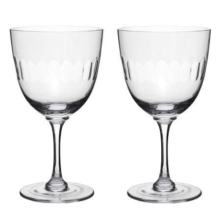Wine Glasses Lens Set of 2