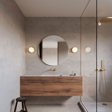 Liila 1 Wall Surface Light Gold