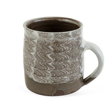 Brush Comb Mug Black