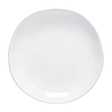 Livia White Salad Plate