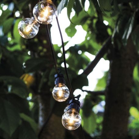 Lucas Outdoor String Lights Clear Supplement Set