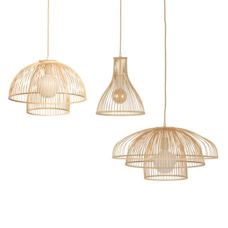 Makiko Pendant Light Bamboo