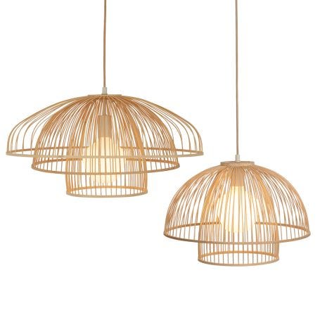 Makiko Pendant Light Bamboo