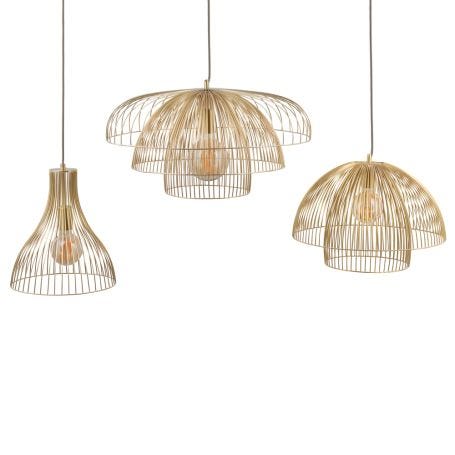 Makiko Pendant Light Satin Brass
