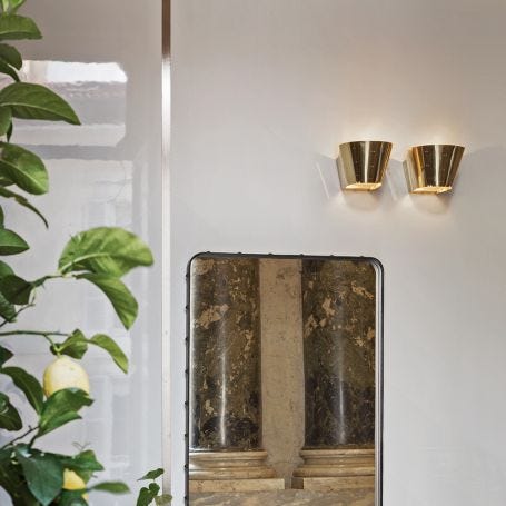 9464 Wall Light Polished Brass