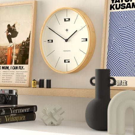 Mauritius Wall Clock Hovercraft Dial