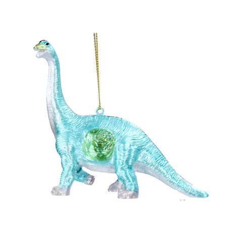 Metallic Resin Dinosaur Decoration Brontosaurus